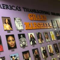 Wall of pictures at detroit parade company